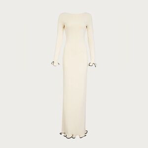 SAME Los Angeles Ruffle Hem Maxi Dress